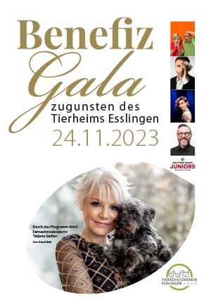 Tickets für Benefizgala Tierschutzverein Esslingen am 24.11.2023 - Karten kaufen